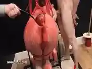 BDSM hardcore action with ropes and bewitching sex