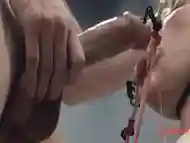 Bdsm skank throating dick