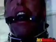 Bondage and dominating with jock in torment that loves it