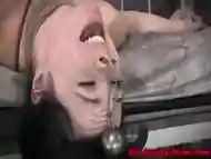 Breast Bondage Sub In Brutal Punishment