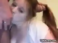 Chubby Cam Girl Being Abused