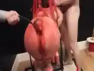 Extreme violently banged bdsm woman