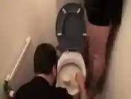 Femdom Brats humiliate slaves on toilet