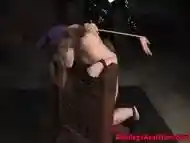 Femdom nun strapons submissive after flogging