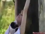 Helpless Teeny Cum Faced