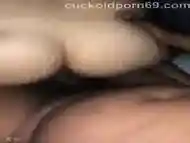 Housewife lets big black cock fuck her then swallows