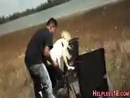 Lost teen banged in field