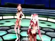 MMD Sakura Miku and IA