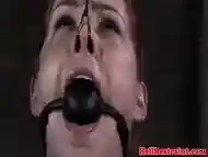 Mouth Gagged And Nose Hooked Sub