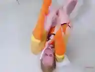 Piledriver anal domination with cute blonde cosplay sex slave