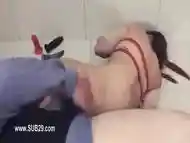 Ropes and hardcore asshole sex with dildos