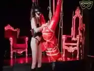 Shibari Slave Must Endure Upside Down Bondage