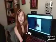 Teasing cheating femina sucks BBC while husband watches