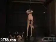 Titty torture for naughty chick