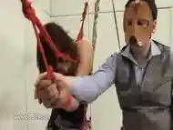 To much of rope and smart BDSM submissive sex