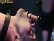 Whipping master coercing his subs into anal after suffering