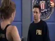 sexy FBI agent ballbusting nut punch nutshot - Vinessa Shaw