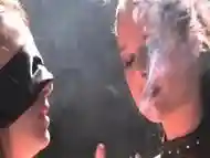 smoking lesbian domination - KC & Cd